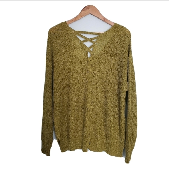 NWT E & M Kiwi Green Long Sleeved Sweate - Picture 2 of 4